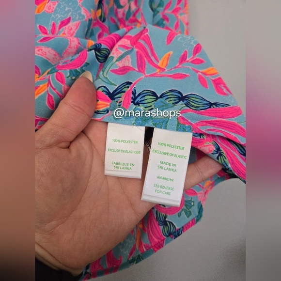 Maryellen Off-the-shoulder Top In Multi Seaweed Samba - Picture 6 of 7